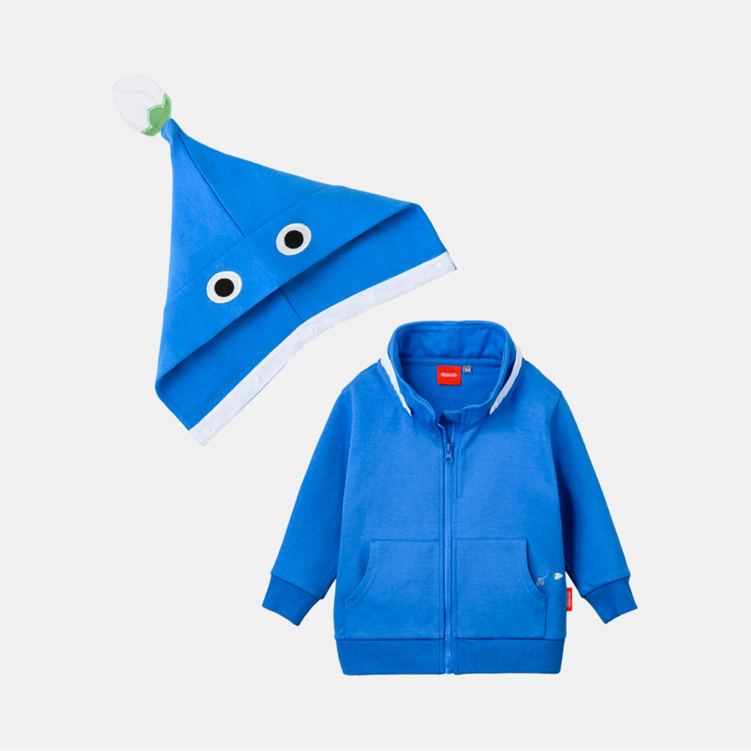 \\限定品 Mサイズ/ パーカー 青ピクミン PIKMIN Nintendo