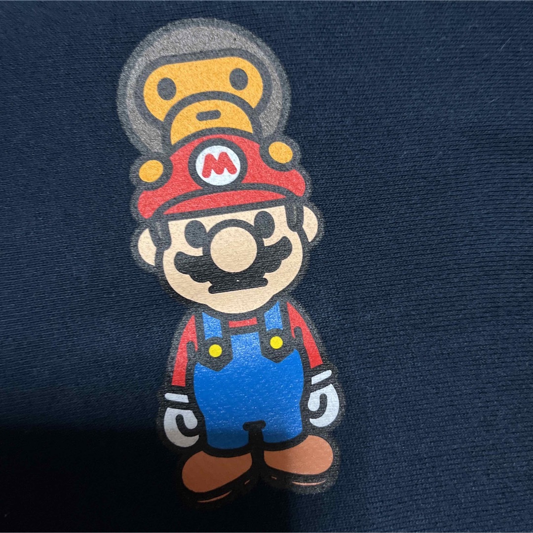 APE BAPE KAWS BABY MILO MARIO マリオ パーカー M - パーカー