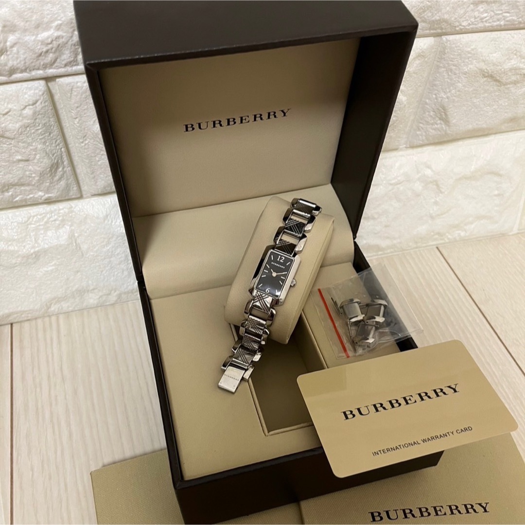 BURBERRY - 美品 BURBERRY バーバリー 時計 レディース 腕時計 四角形