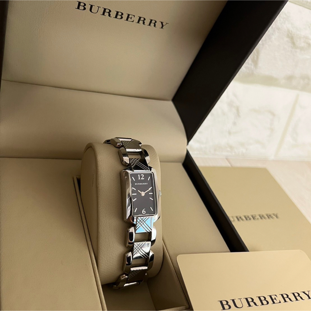 BURBERRY - 美品 BURBERRY バーバリー 時計 レディース 腕時計 四角形