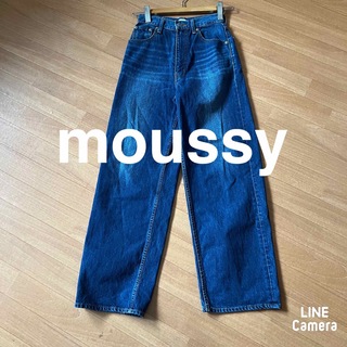 アズールバイマウジー(AZUL by moussy)のmoussy デニムパンツ　S(デニム/ジーンズ)