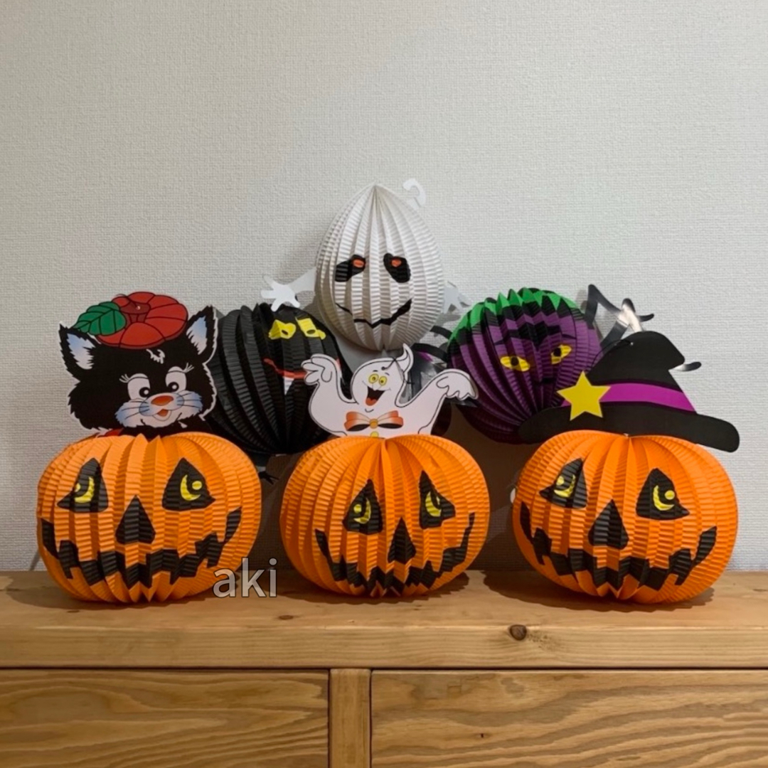 ハロウィン ペーパー オーナメント かぼちゃ おばけ セット 飾り 装飾 ...