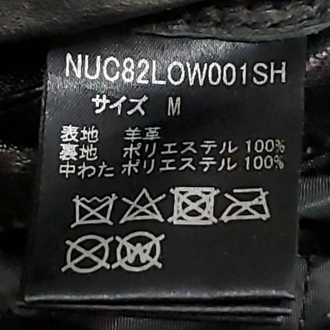 極美品 M ナノユニバース 極暖サーモライト ラムレザーライダースジャケット