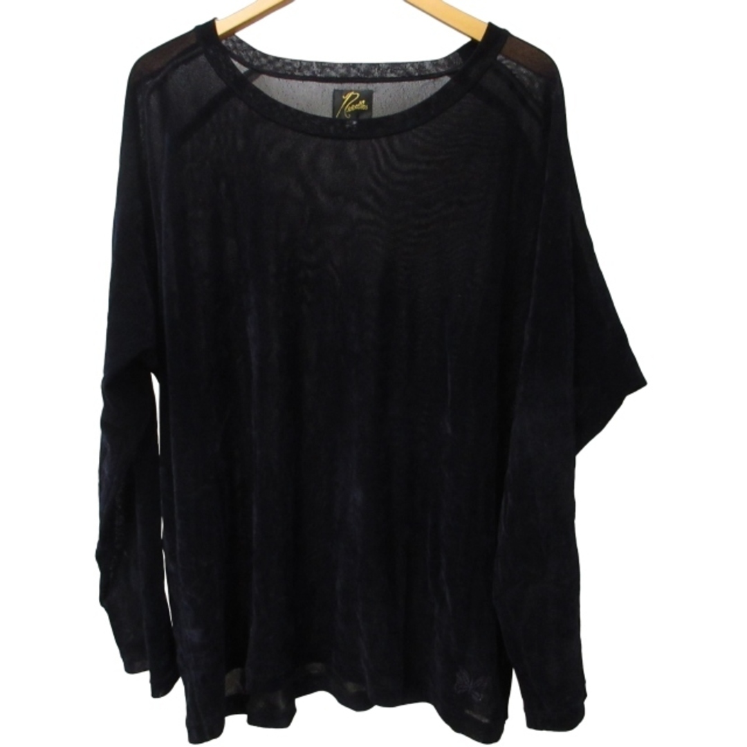 Needles(ニードルス)のニードルス L/S U NECK TEE POLY MESH NS264 XL メンズのトップス(Tシャツ/カットソー(七分/長袖))の商品写真