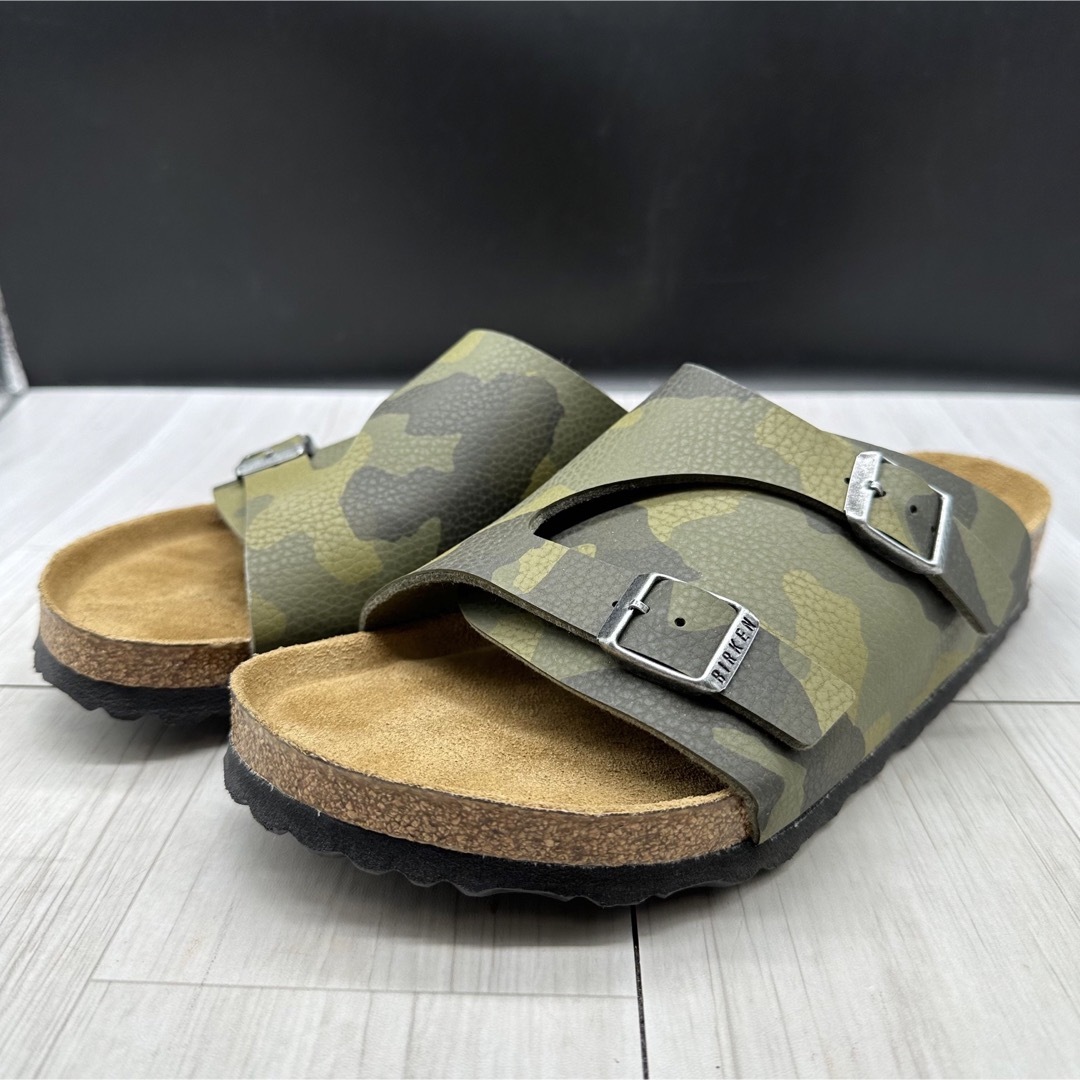 靴/シューズ【美品】BIRKENSTOCK ビルケンシュトック チューリッヒ 26 カモフラ