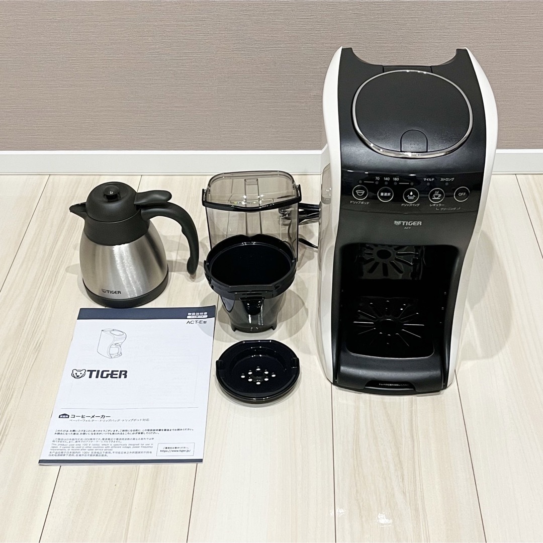 タイガー コーヒーメーカー 1~4杯用 ACT-E040WM