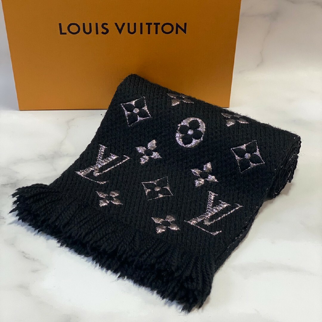 LOUIS VUITTON - LOUIS VUITTON ルイヴィトン マフラー エシャルプロゴ