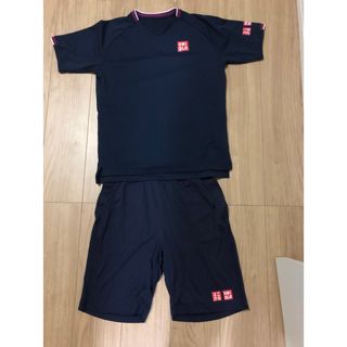 ユニクロ(UNIQLO)のユニクロ フェデラー 錦織 テニス ウェア シャツ パンツ S(ウェア)