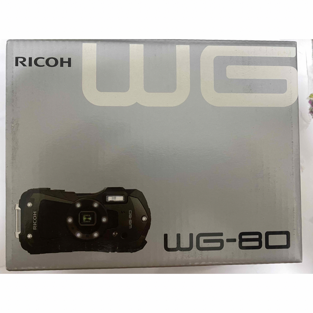 RICOH デジタルカメラ WG-80 BLACK 2台