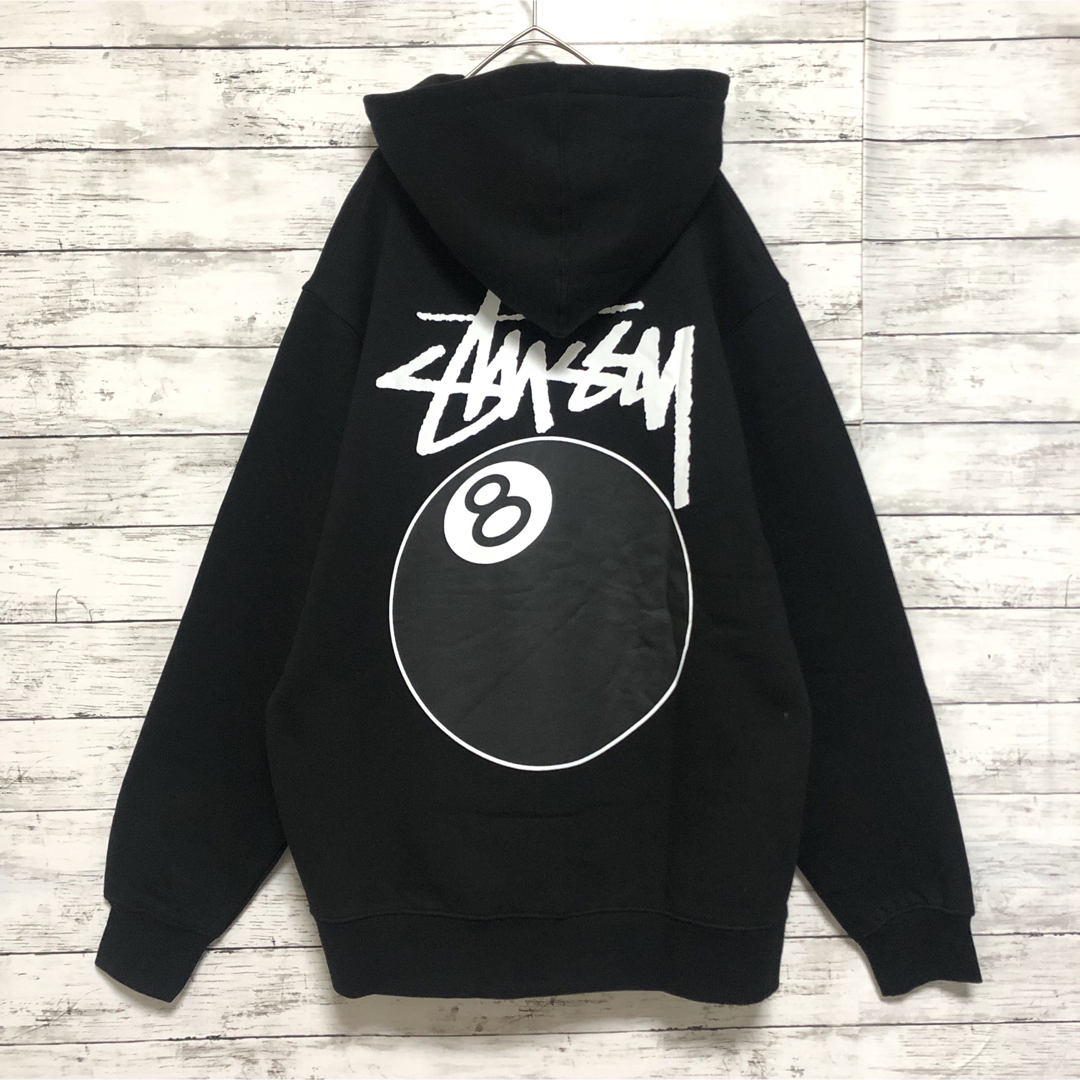 ステューシー★XLサイズ★8ボール HOODIE パーカー stussy