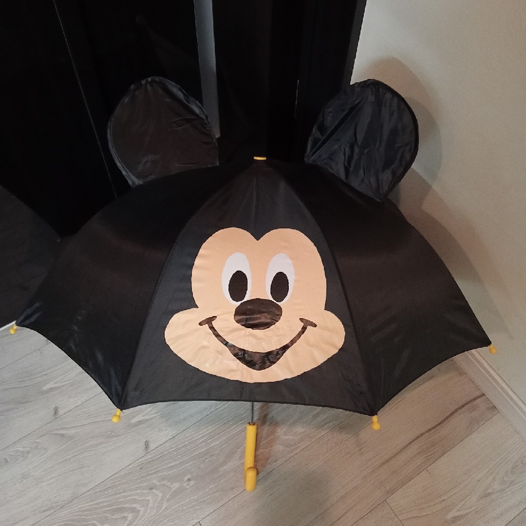 Disney(ディズニー)のミッキーマウス 耳付き 傘 47cm キッズ/ベビー/マタニティのこども用ファッション小物(傘)の商品写真