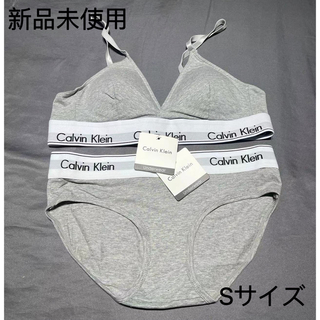 カルバンクライン(Calvin Klein)の新品未開封 カルバンクライン レディース スポブラ ショーツ  下着 S(ブラ&ショーツセット)