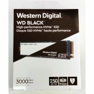 ウェスタンデジタル(Western Digital)のM.2 SSD 250GB Western Digital WD BLACK(PCパーツ)