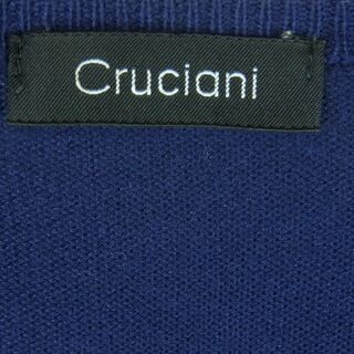 Cruciani イタリア製 ニットベスト 46 ネイビー