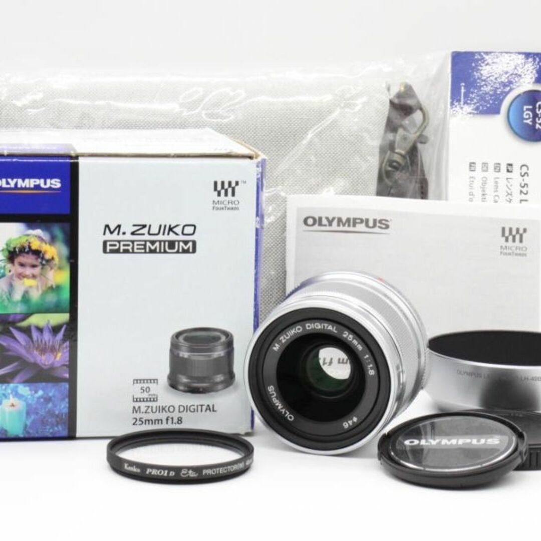 OLYMPUS - ほぼ新品☆ オリンパス M.ZUIKO 25mm F1.8 単焦点レンズの