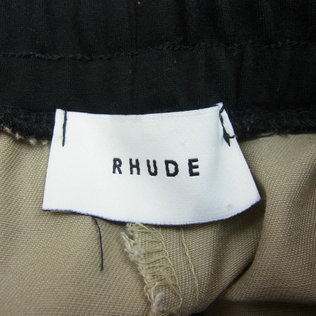 ルード RHUDE サイドライン トラックパンツ ウエストゴム イージーパンツ ベージュ系 S【中古】 メンズのパンツ(その他)の商品写真