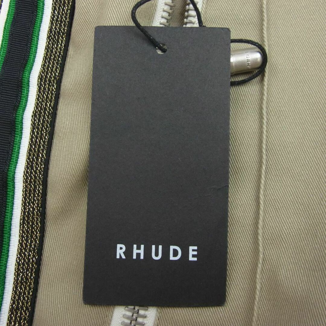 ルード RHUDE サイドライン トラックパンツ ウエストゴム イージーパンツ ベージュ系 S【中古】 メンズのパンツ(その他)の商品写真