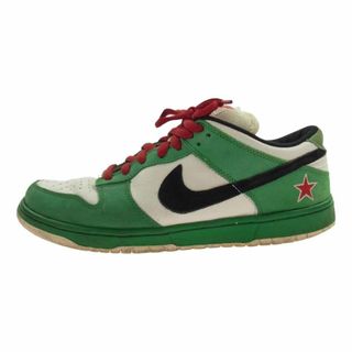 NIKE SB ナイキエスビー スニーカー 304292-302 【観賞用】 2003 Dunk Low Heineken ダンク ロー プロ ハイネケン ローカット スニーカー グリーン系 28cm【中古】(スニーカー)