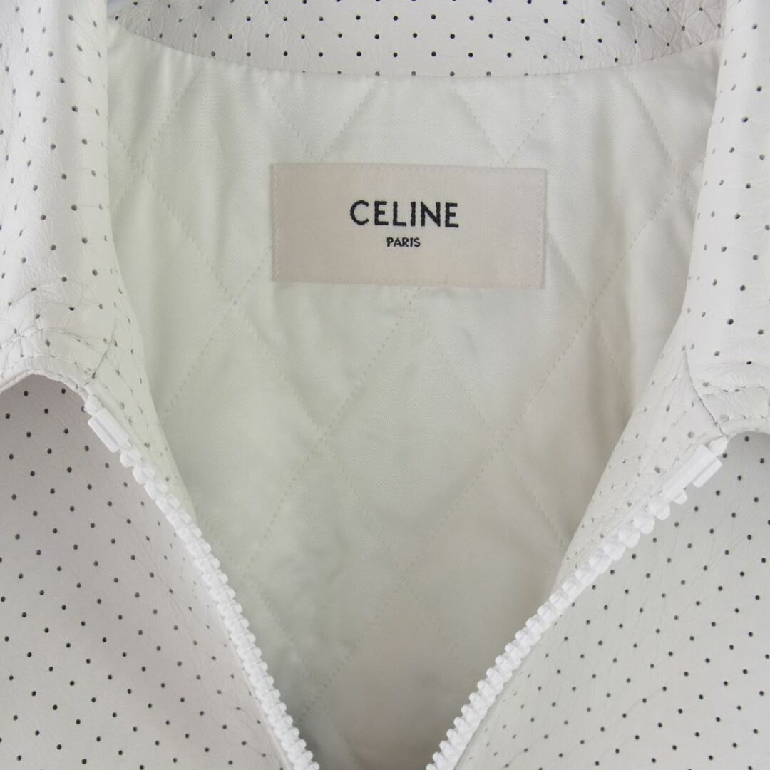 CELINE 本革ベースボールジャケット 男女兼用