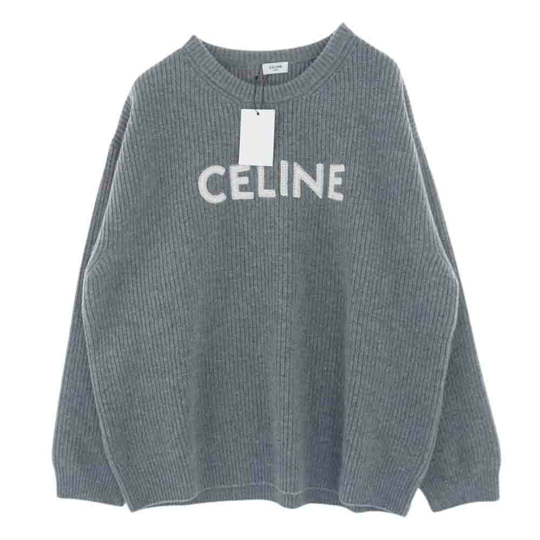 Celine セリーヌ ウールセーター ブルー Mサイズ 新品