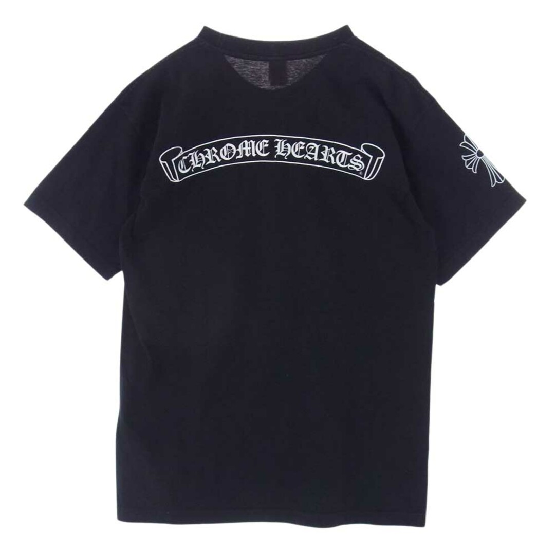 CHROME HEARTS クロムハーツ（原本無） Ｔシャツ ホースシュー ポケット 半袖 Tシャツ ブラック系 L