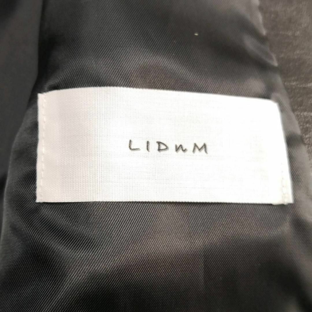 LIDNM(リドム)の数回使用 L リドム 最高級ラムレザー ライダース ジャケット 黒 革ジャン メンズのジャケット/アウター(ライダースジャケット)の商品写真
