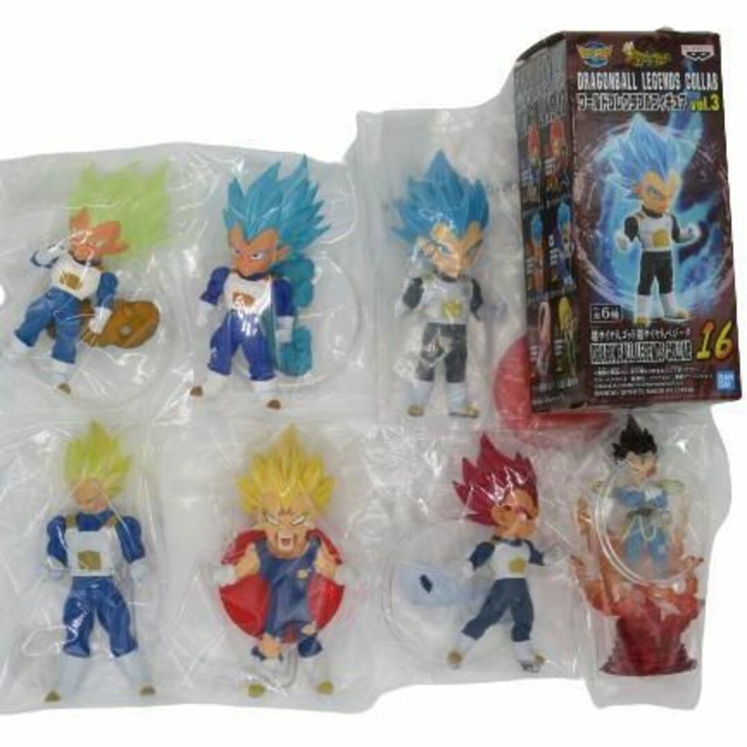 BANDAI - ☆ドラゴンボール ベジータ フィギュア 7体セット