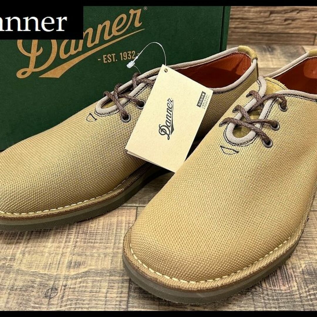 Danner(ダナー)の新品 限定 ダナー 倉敷帆布 シャニコ レース シューズ ベージュ 26.0 ① メンズの靴/シューズ(スニーカー)の商品写真