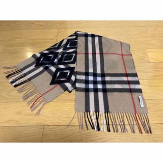 バーバリー(BURBERRY)のBURBERRY　バーバリー　マフラー　カシミア100％　リバーシブル　希少品　(マフラー/ショール)