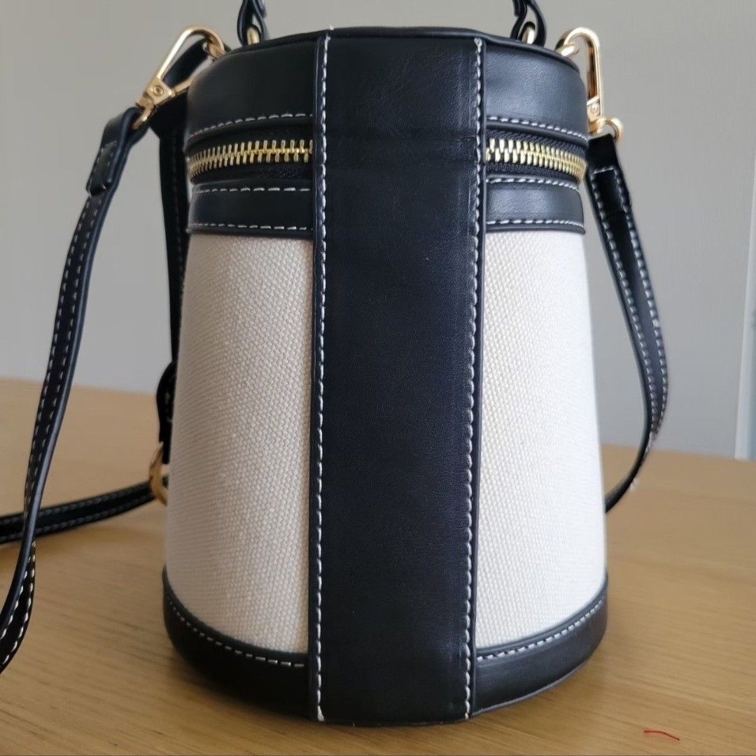ZARA - ZARA ザラ 新品 コントラスト ボックスバッグ ショルダーバッグ ...