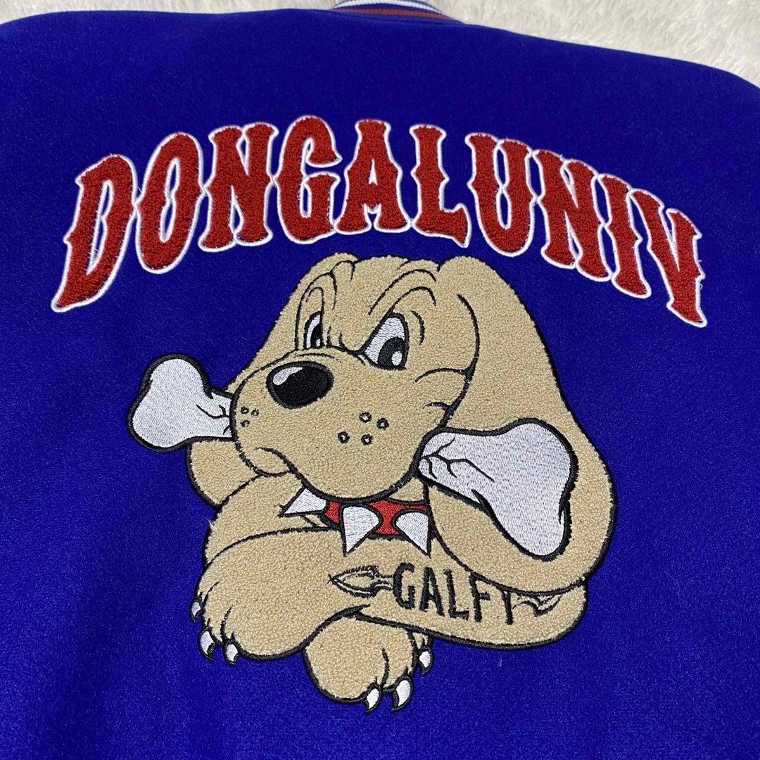 GALFY ガルフィー ドンキ コラボ 怒顔アングリー 刺繍 スタジャン 中型犬