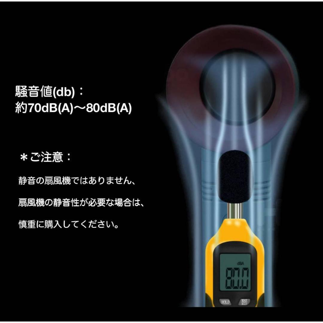 【3個セット】羽根なし 手持ちミニ扇風機 USB充電式 スタンド付き コンパクト スマホ/家電/カメラの冷暖房/空調(扇風機)の商品写真