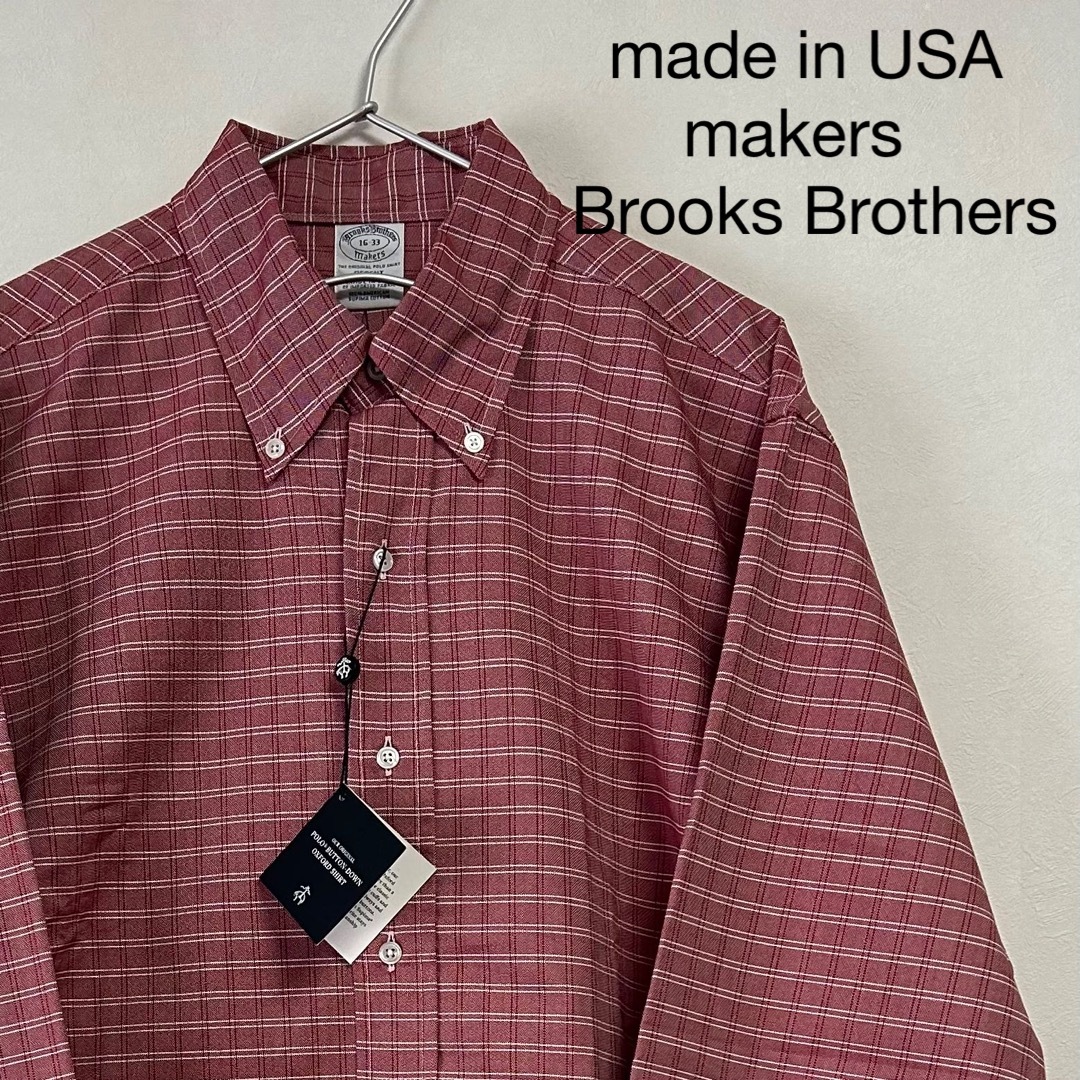 シャツ新品 USA製 makers 90s Brooks Brothers BDシャツ