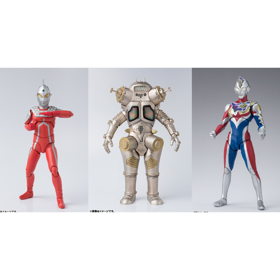 3体：S.H.Figuartsウルトラセブン、キングジョー、ウルトラマンデッカー