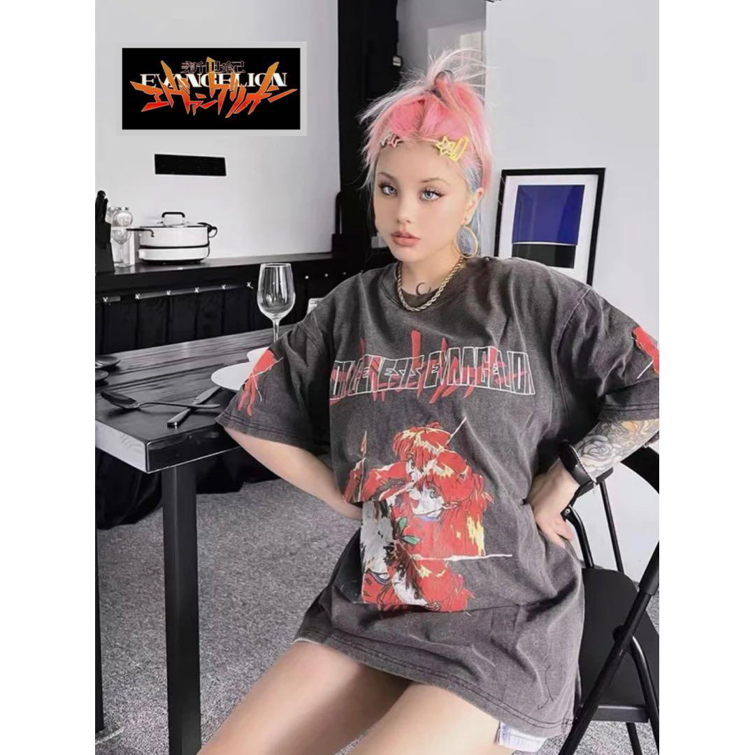 エヴァンゲリオン　eva アスカ　ASUKA Tシャツ　tee ビンテージ | フリマアプリ ラクマ