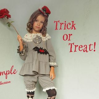 シャーリーテンプル(Shirley Temple)の新品シャーリーテンプル120♥ハート千鳥格子セットアップ　ハロウィン(その他)