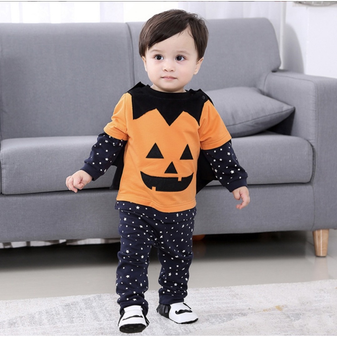 ハロウィン 子供 コスプレ 衣装 コスチューム 100cm キッズ/ベビー/マタニティのキッズ服男の子用(90cm~)(Tシャツ/カットソー)の商品写真