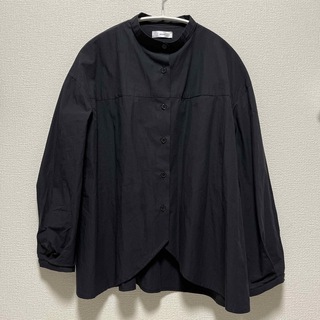 aluna（アルナ）Stand collar shirt 黒 free sizeの通販 by h.r.w shop ...