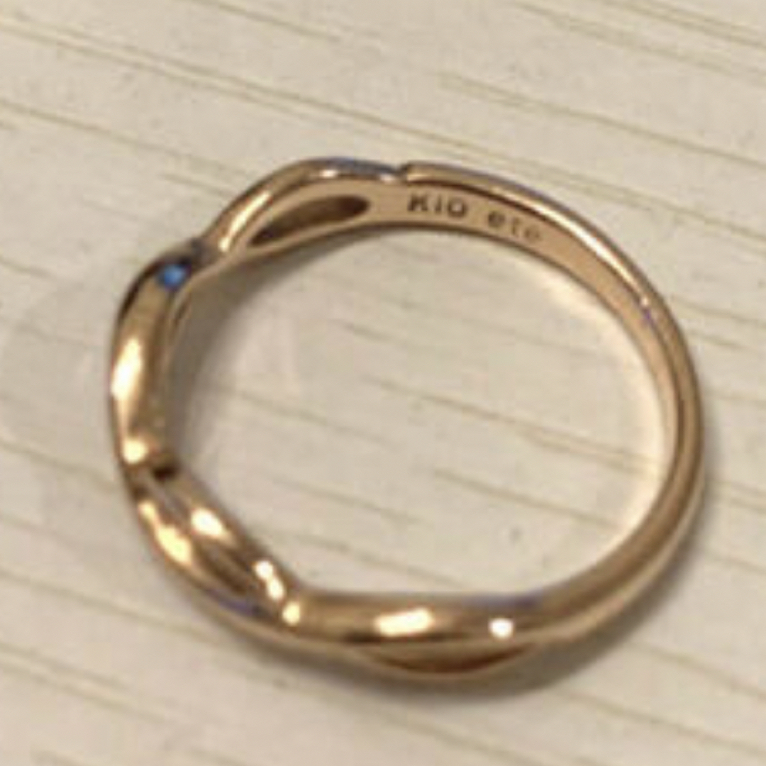 ete(エテ)のete 10k ピンクゴールド　ツイストリング レディースのアクセサリー(リング(指輪))の商品写真
