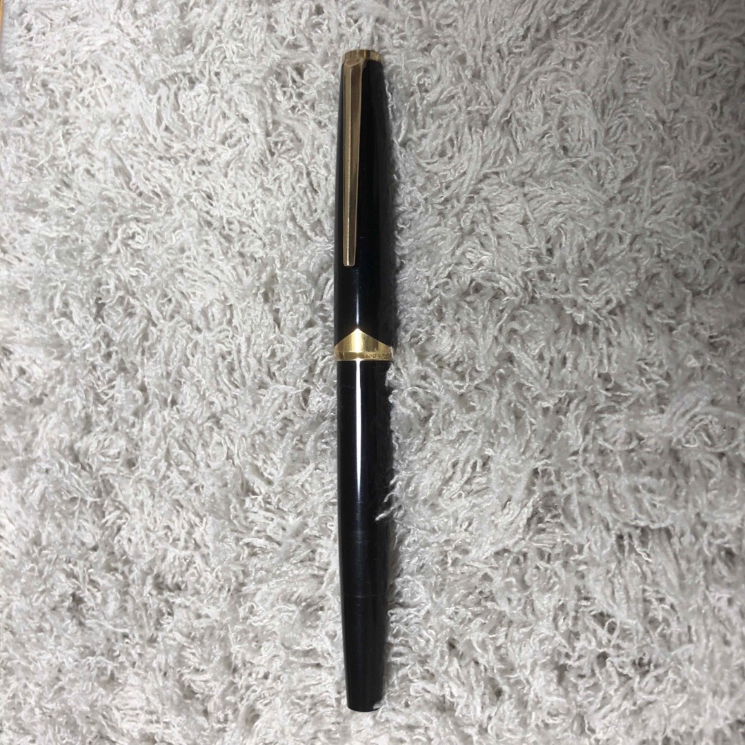 良品]MONT BLANC (モンブラン )万年筆 585 ゴールドブラック-