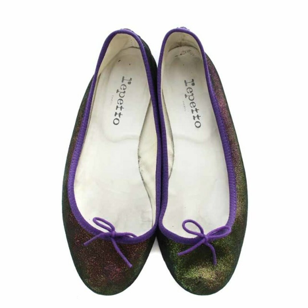 repetto(レペット)のレペット バレエシューズ フラットシューズ ラウンドトゥ 39 24.7cm 紫 レディースの靴/シューズ(バレエシューズ)の商品写真