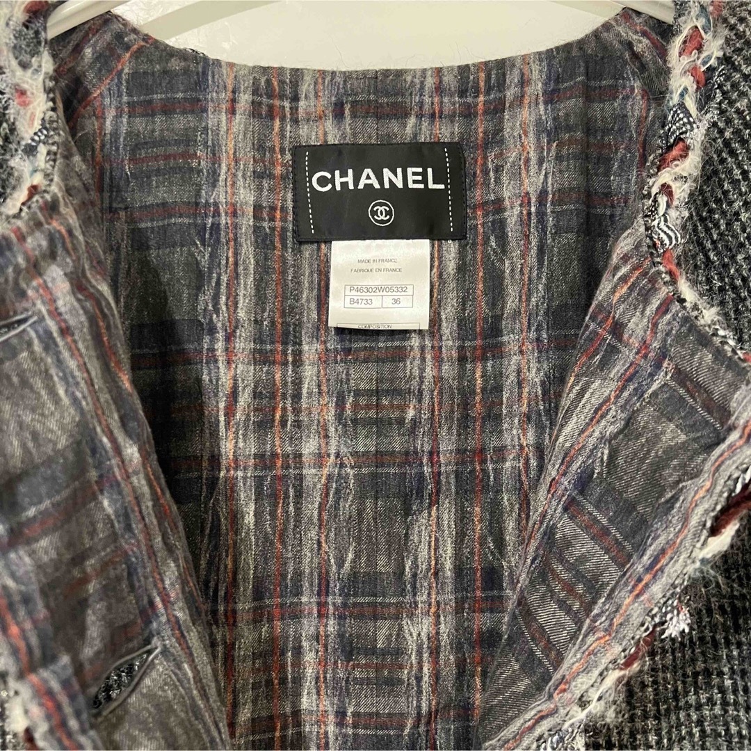 CHANEL(シャネル)のCHANEL シャネル　ジャケット✨美品 レディースのジャケット/アウター(ノーカラージャケット)の商品写真