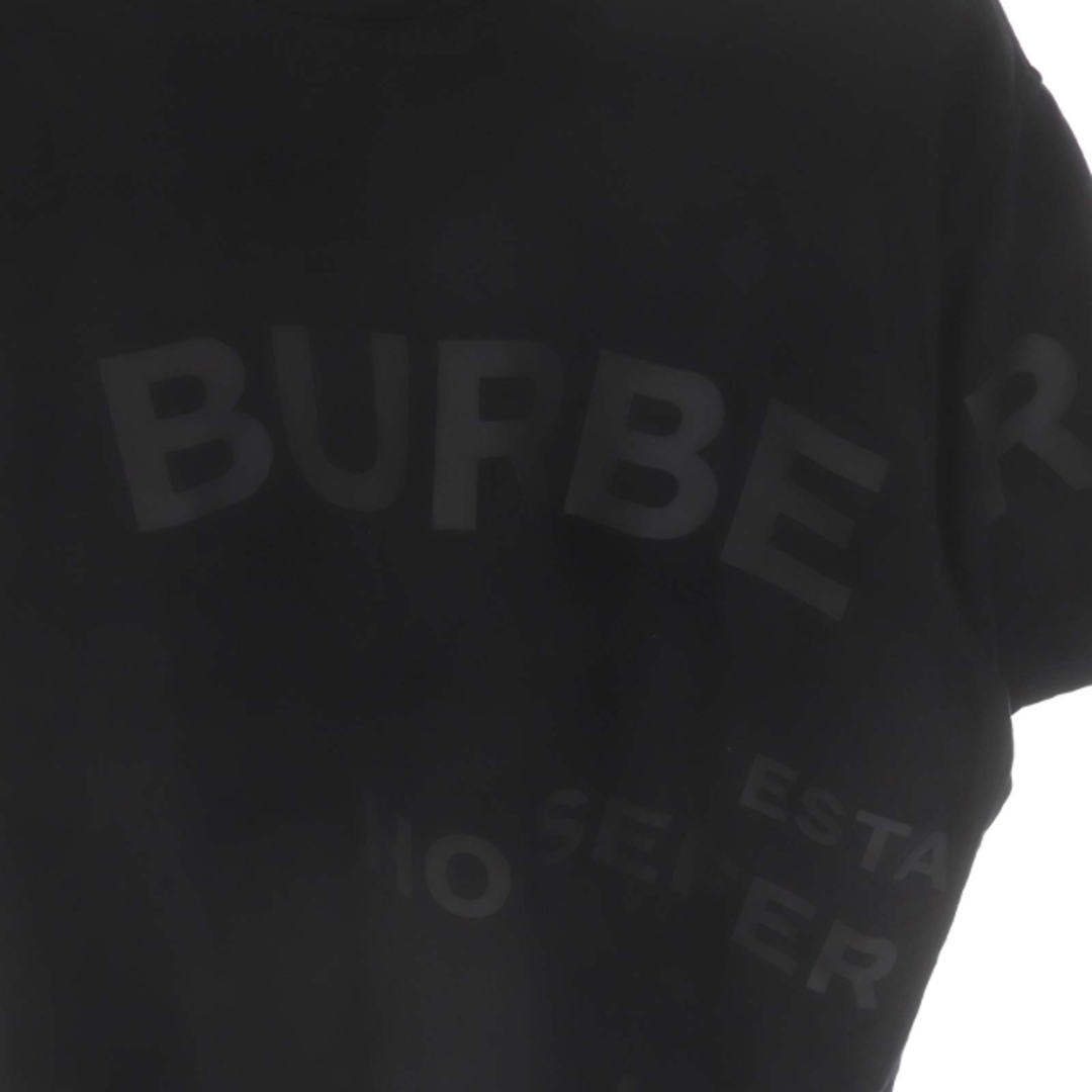 バーバリー ホースフェリーロゴプリントTシャツ カットソー 半袖 M 黒