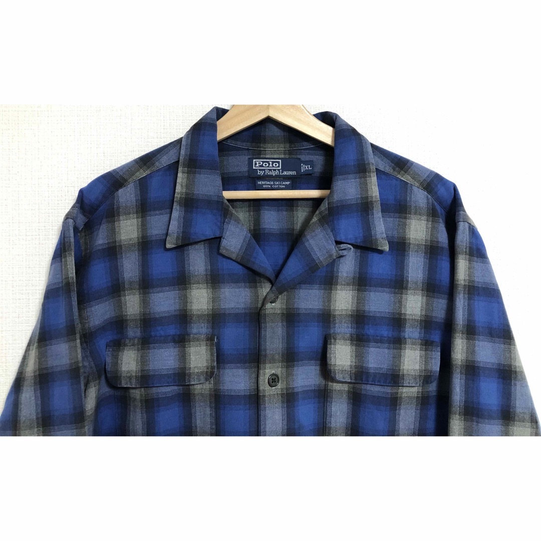 RRL オンブレチェック コットンシャツ　Sサイズ　希少