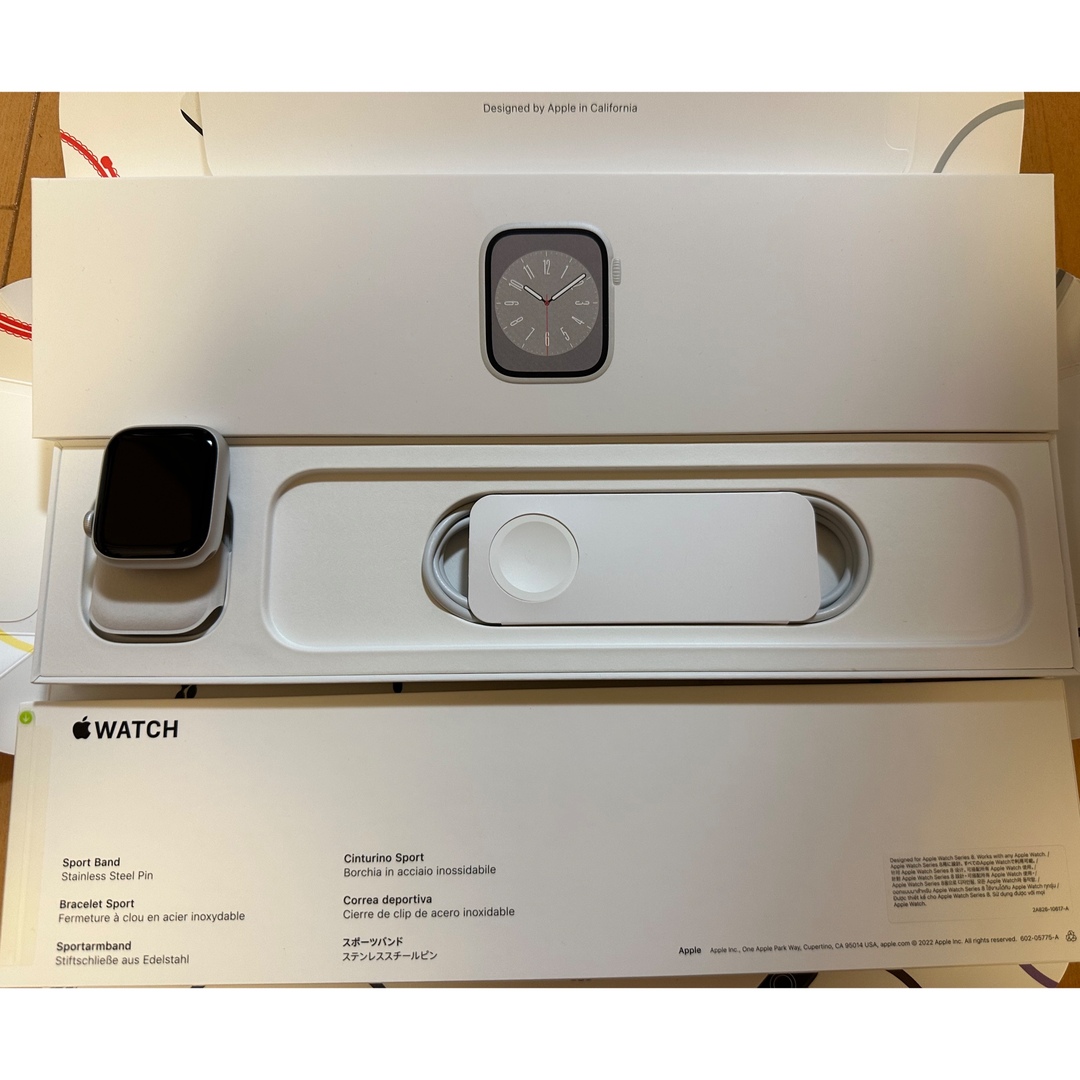 Apple Watch(アップルウォッチ)のApple Watch Series 8 シルバーアルミニウム 41mm メンズの時計(腕時計(デジタル))の商品写真