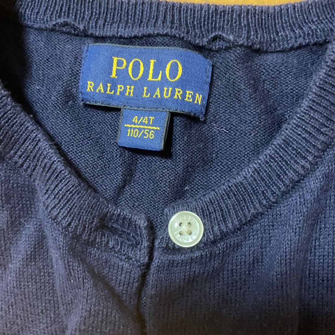 POLO RALPH LAUREN(ポロラルフローレン)のラルフローレンカーディガン キッズ/ベビー/マタニティのキッズ服女の子用(90cm~)(カーディガン)の商品写真