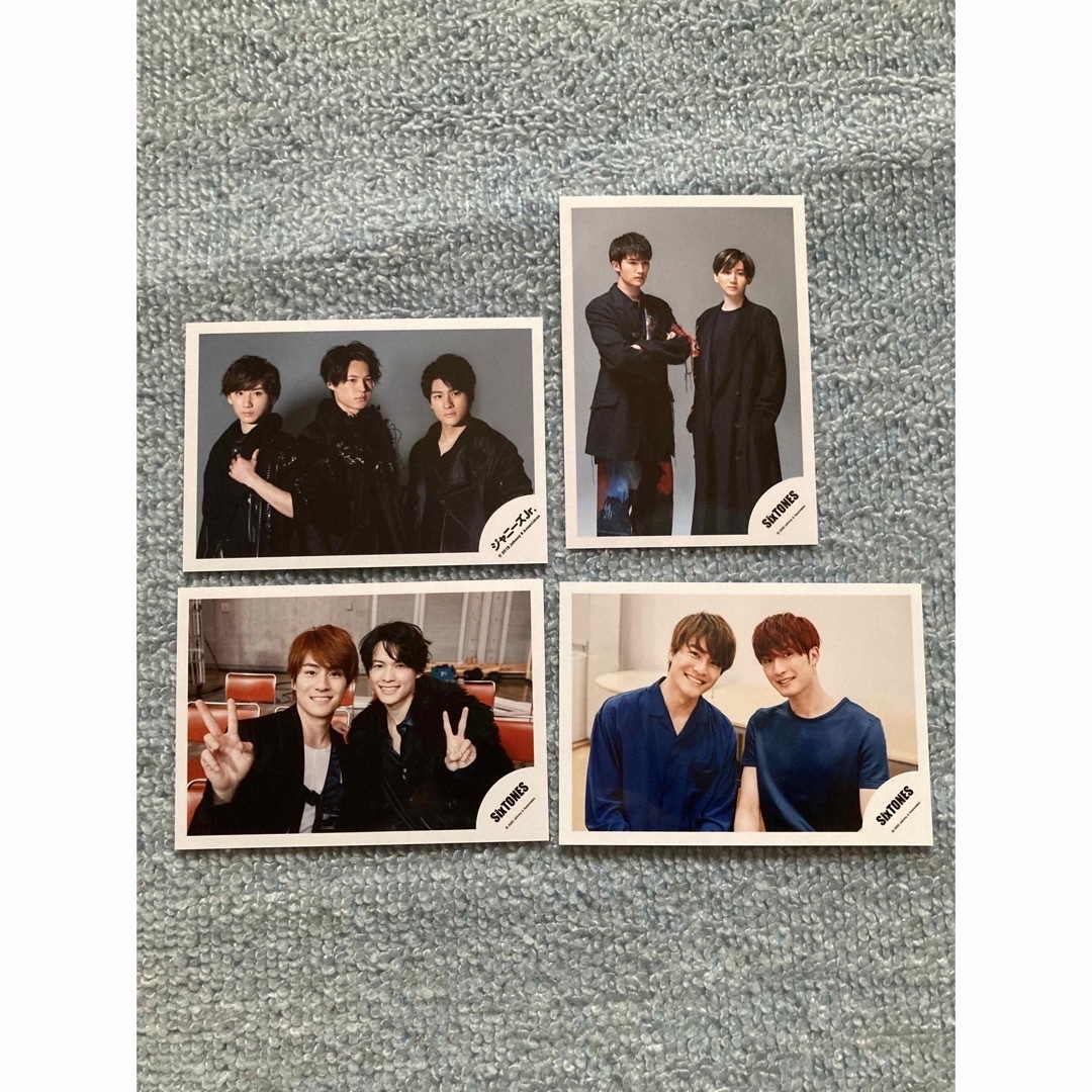 【ゲリラSALE】SixTONES　集合　公式写真　4枚セット　② エンタメ/ホビーのタレントグッズ(アイドルグッズ)の商品写真