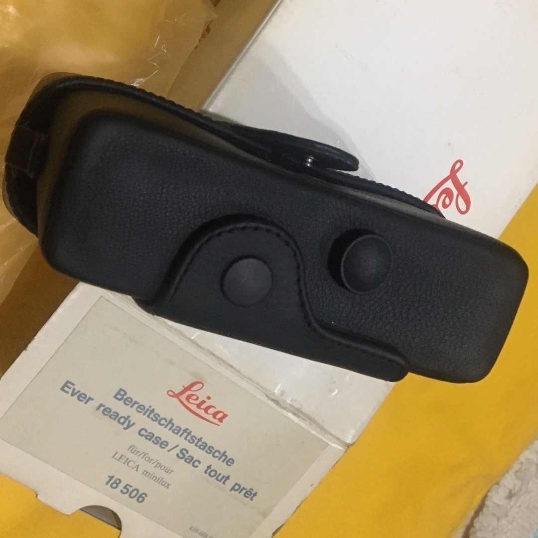 LEICA MINILUX 速写 純正レザーケース 18506 美品良品 LEICA MINILUX 速写 純正レザーケース 18506 美品良品
