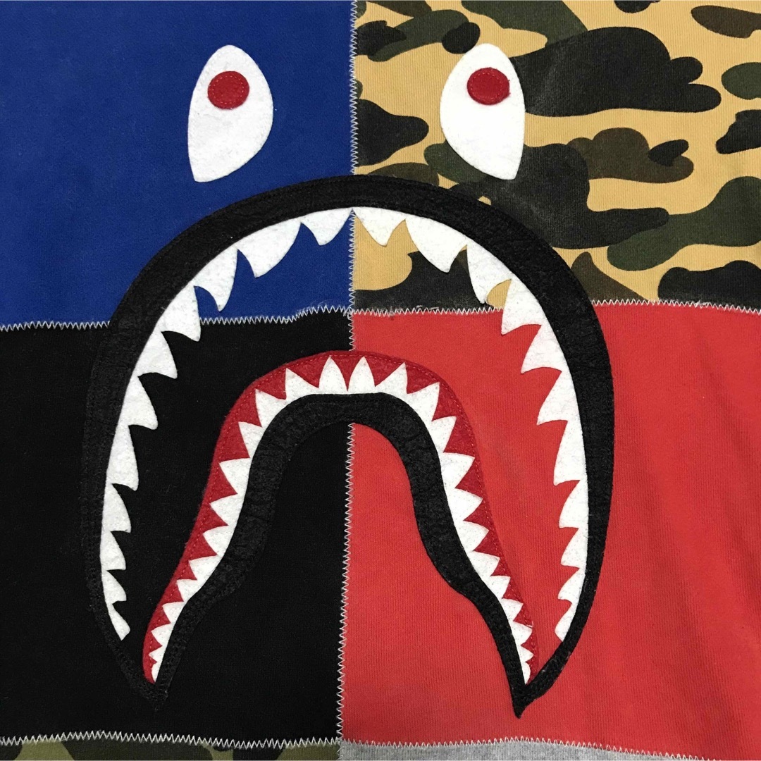 A BATHING APE - アベイシングエイプ パッチワークスウェットの通販 by ...