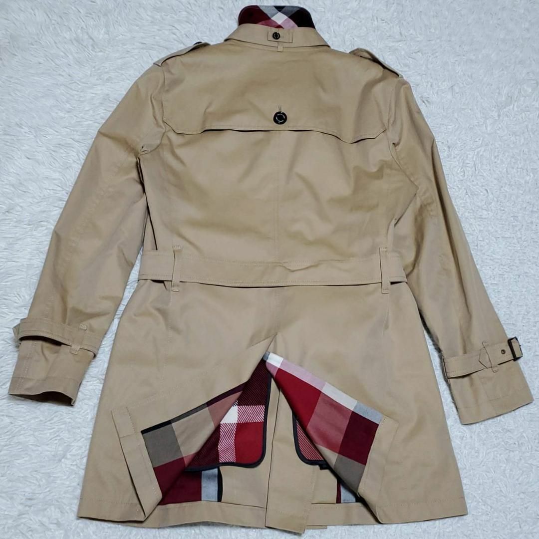 数回使用 L ブラックレーベルクレストブリッジ トレンチ ウール ライナー